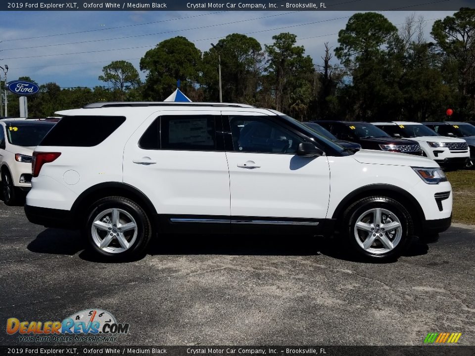 2019 Ford Explorer XLT Oxford White / Medium Black Photo #6