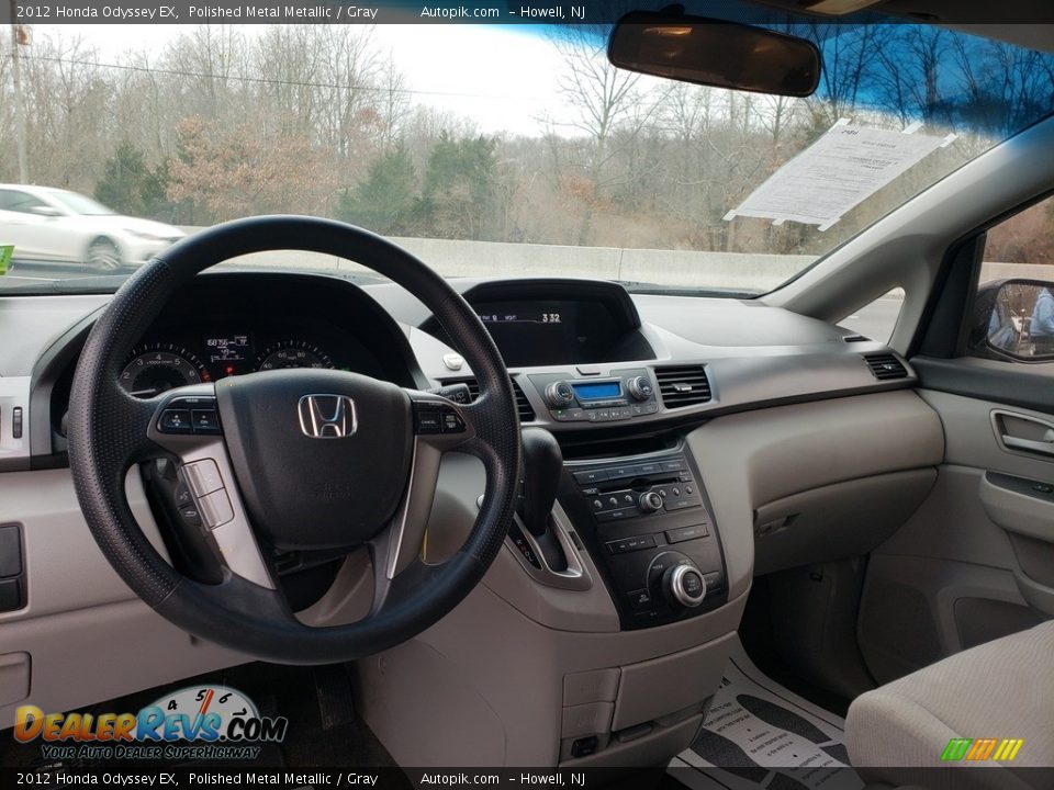 2012 Honda Odyssey EX Polished Metal Metallic / Gray Photo #8