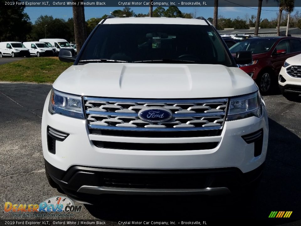2019 Ford Explorer XLT Oxford White / Medium Black Photo #8