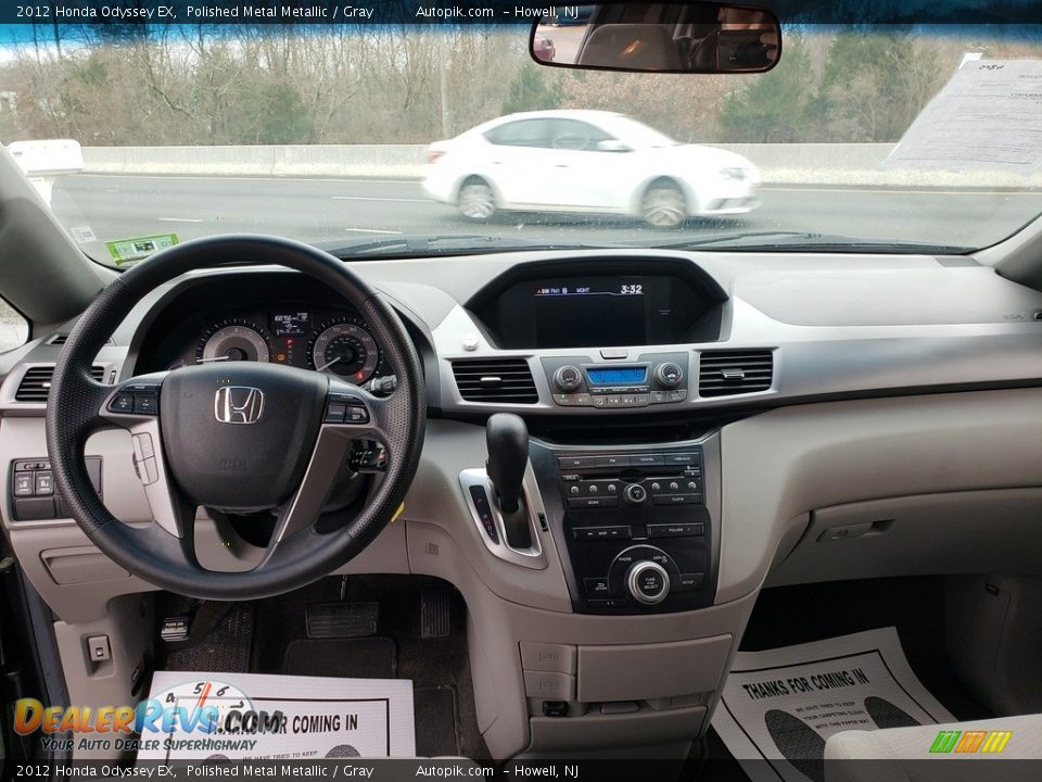 2012 Honda Odyssey EX Polished Metal Metallic / Gray Photo #9
