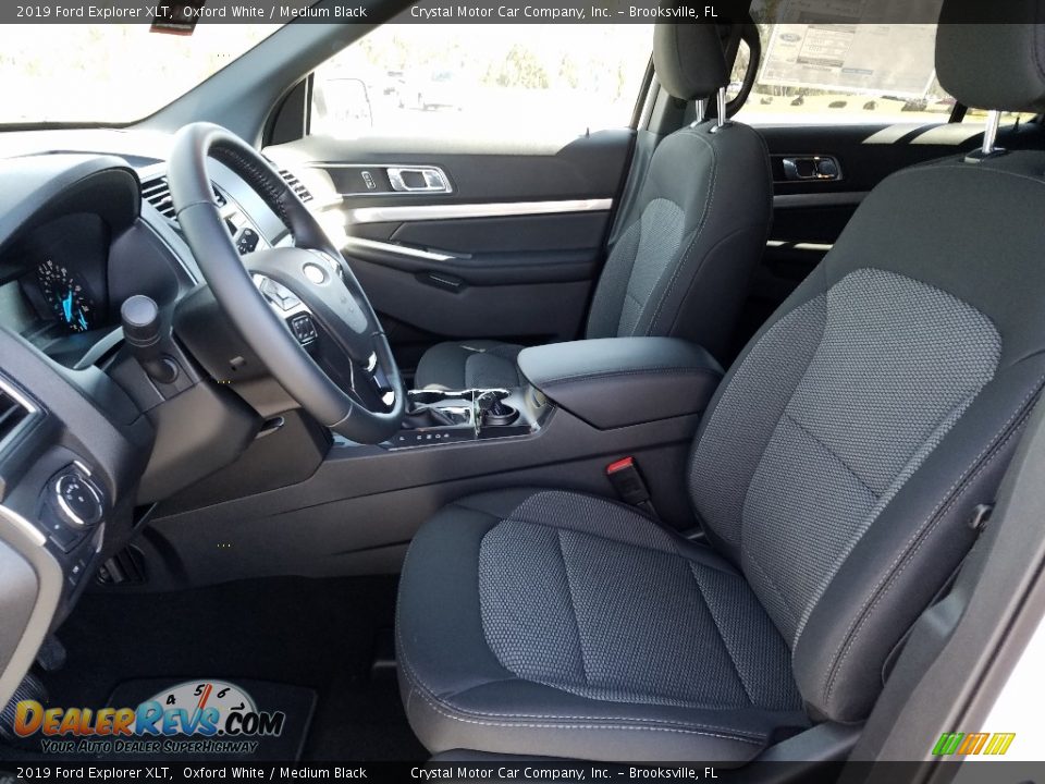 2019 Ford Explorer XLT Oxford White / Medium Black Photo #9