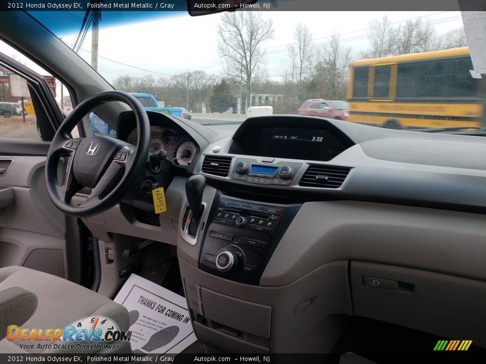 2012 Honda Odyssey EX Polished Metal Metallic / Gray Photo #13