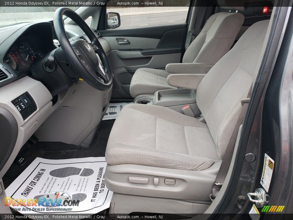 2012 Honda Odyssey EX Polished Metal Metallic / Gray Photo #14