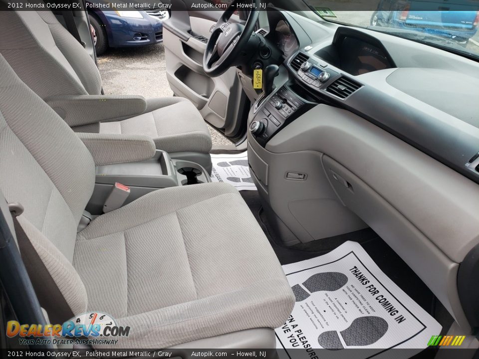 2012 Honda Odyssey EX Polished Metal Metallic / Gray Photo #15
