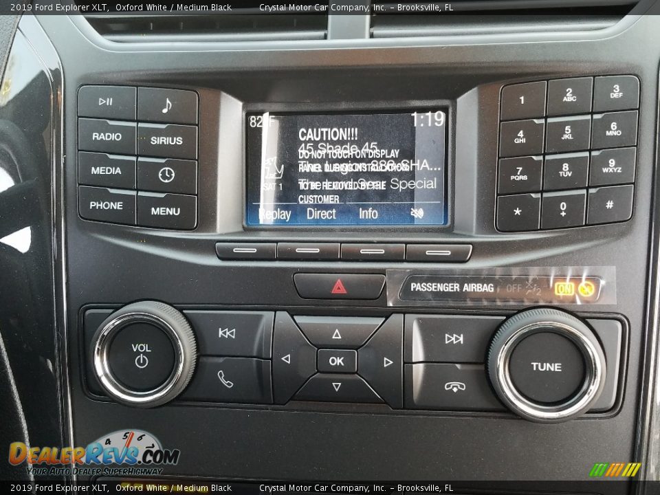 2019 Ford Explorer XLT Oxford White / Medium Black Photo #16