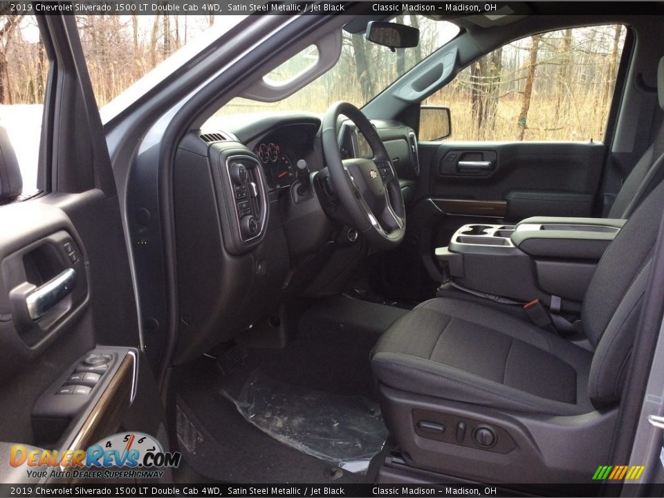 2019 Chevrolet Silverado 1500 LT Double Cab 4WD Satin Steel Metallic / Jet Black Photo #9