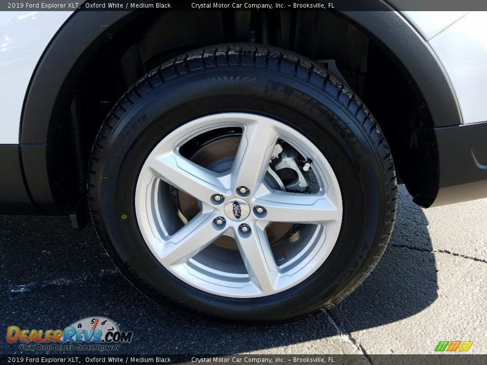 2019 Ford Explorer XLT Oxford White / Medium Black Photo #20