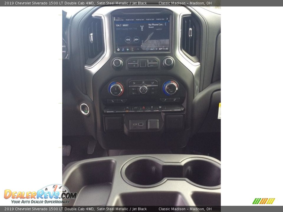 2019 Chevrolet Silverado 1500 LT Double Cab 4WD Satin Steel Metallic / Jet Black Photo #13