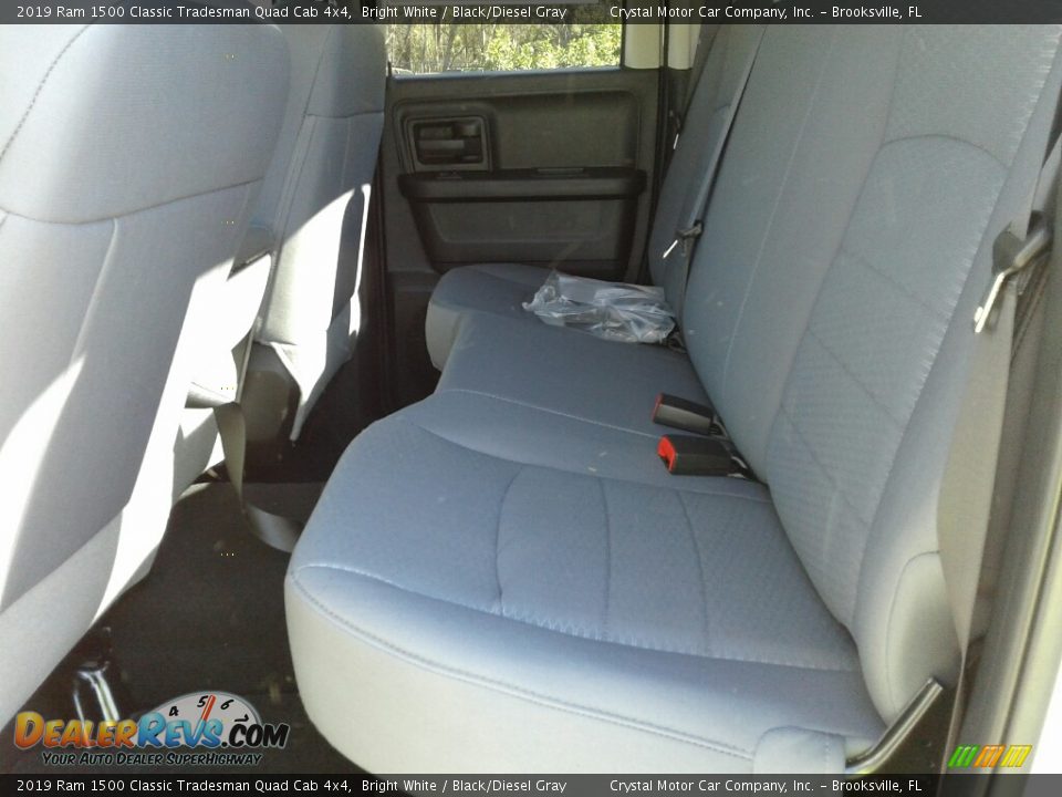 2019 Ram 1500 Classic Tradesman Quad Cab 4x4 Bright White / Black/Diesel Gray Photo #10