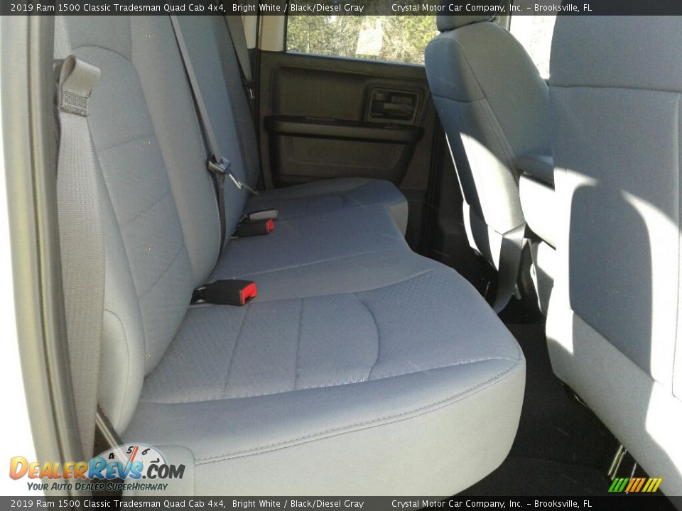 2019 Ram 1500 Classic Tradesman Quad Cab 4x4 Bright White / Black/Diesel Gray Photo #11