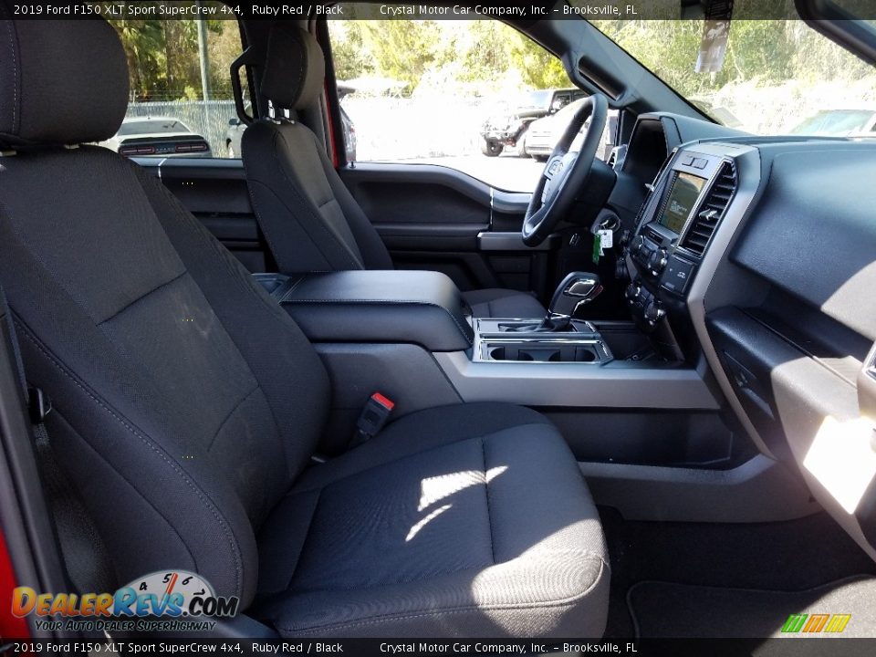 2019 Ford F150 XLT Sport SuperCrew 4x4 Ruby Red / Black Photo #12