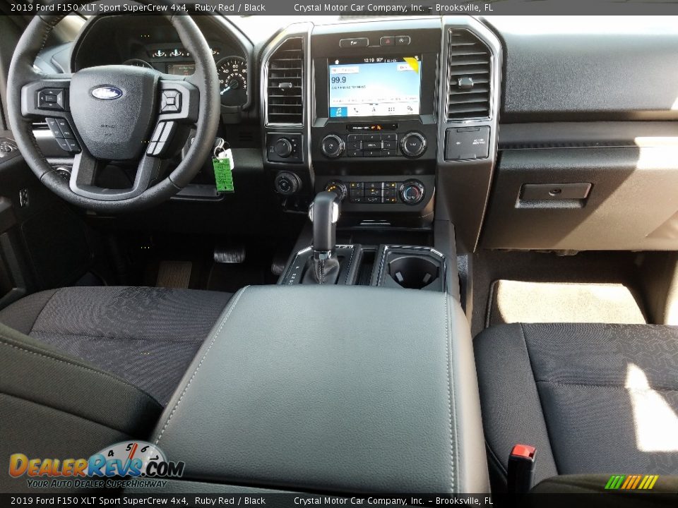 2019 Ford F150 XLT Sport SuperCrew 4x4 Ruby Red / Black Photo #13