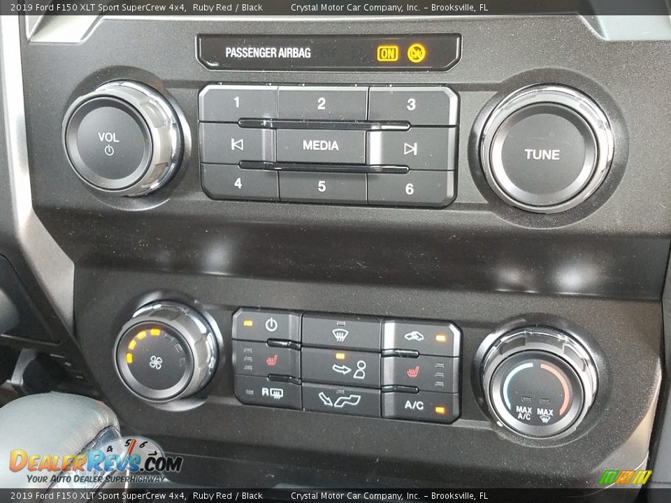 2019 Ford F150 XLT Sport SuperCrew 4x4 Ruby Red / Black Photo #16