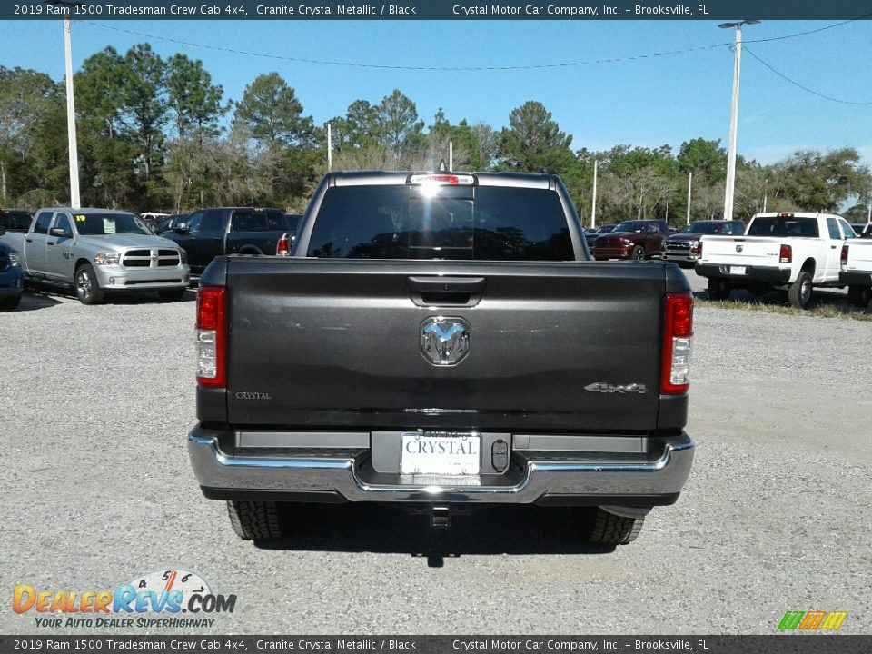 2019 Ram 1500 Tradesman Crew Cab 4x4 Granite Crystal Metallic / Black Photo #4