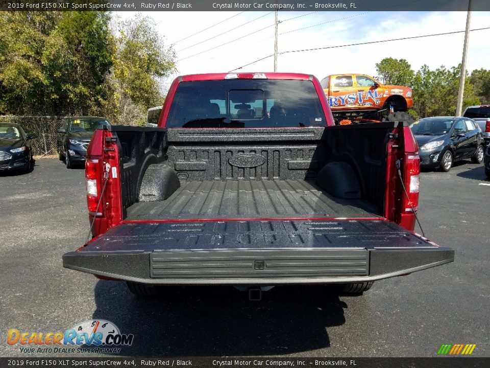 2019 Ford F150 XLT Sport SuperCrew 4x4 Ruby Red / Black Photo #19