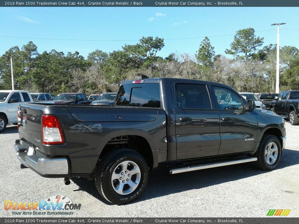 2019 Ram 1500 Tradesman Crew Cab 4x4 Granite Crystal Metallic / Black Photo #5