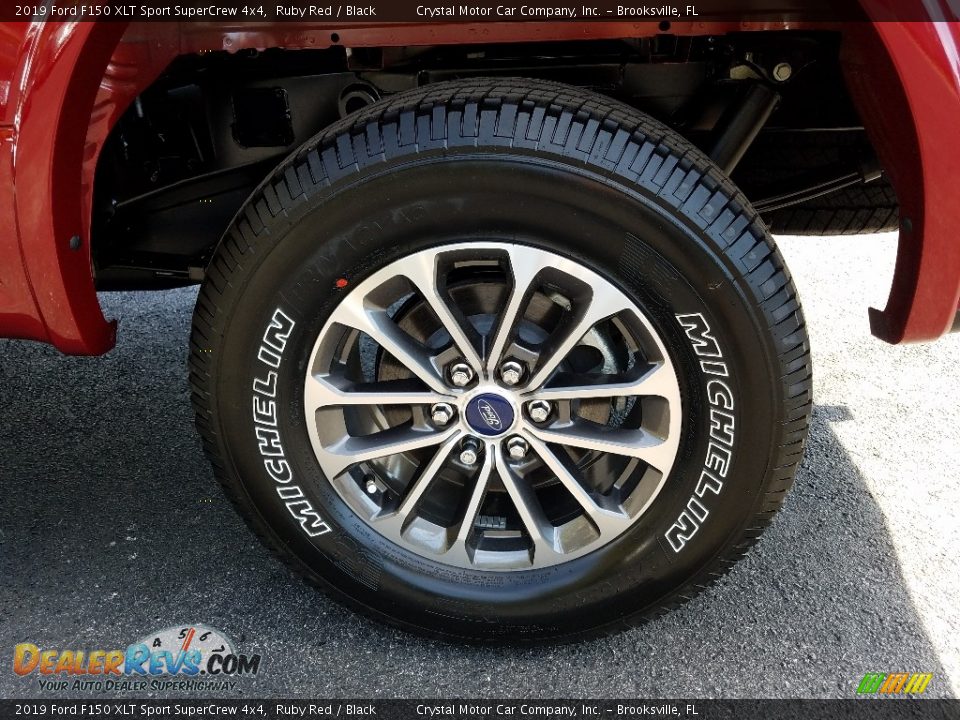 2019 Ford F150 XLT Sport SuperCrew 4x4 Ruby Red / Black Photo #20