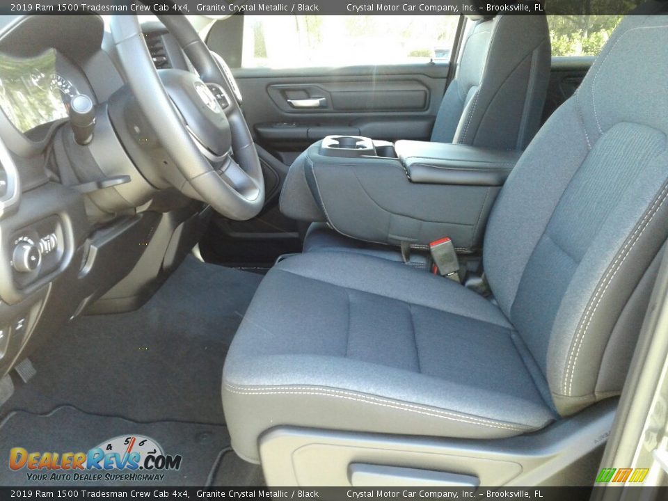 2019 Ram 1500 Tradesman Crew Cab 4x4 Granite Crystal Metallic / Black Photo #9