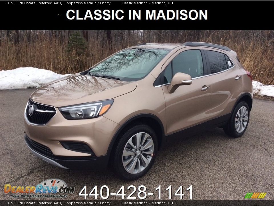 2019 Buick Encore Preferred AWD Coppertino Metallic / Ebony Photo #1