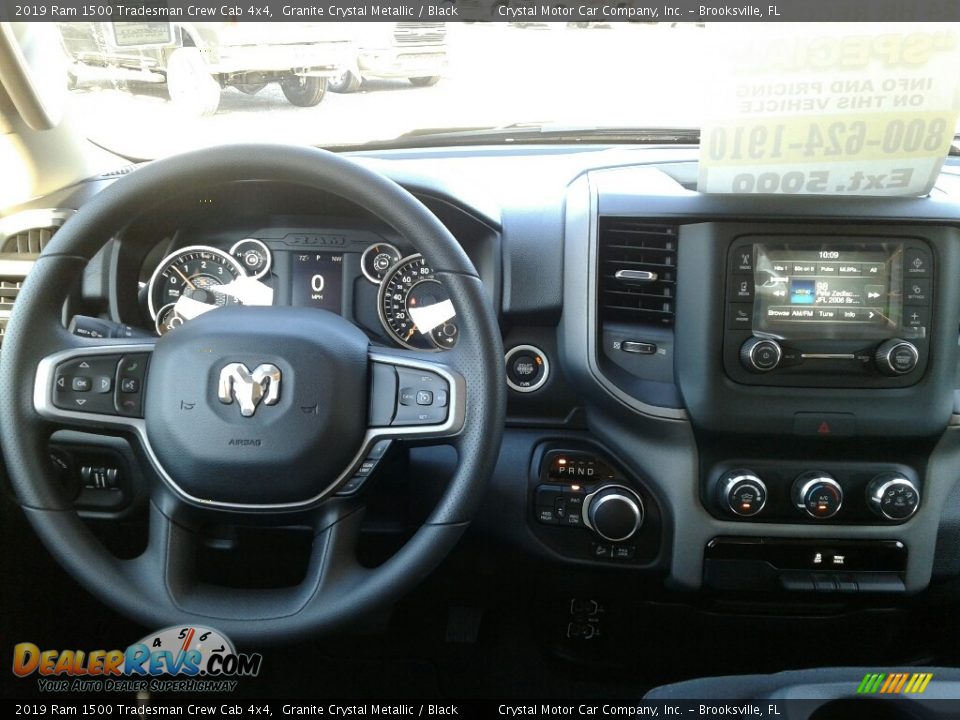 2019 Ram 1500 Tradesman Crew Cab 4x4 Granite Crystal Metallic / Black Photo #13