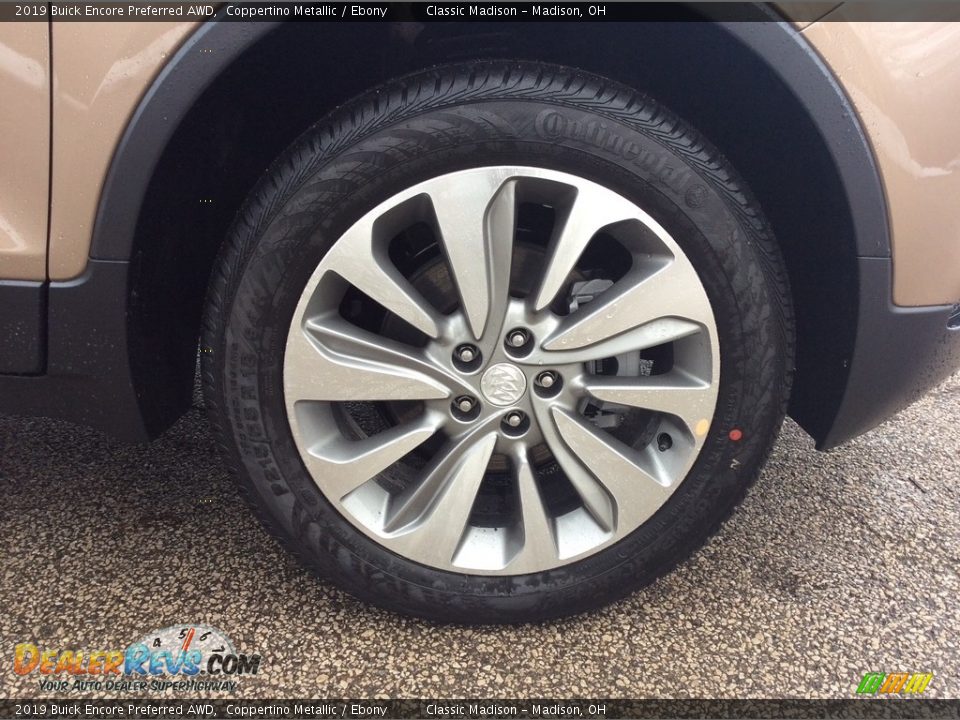 2019 Buick Encore Preferred AWD Coppertino Metallic / Ebony Photo #7