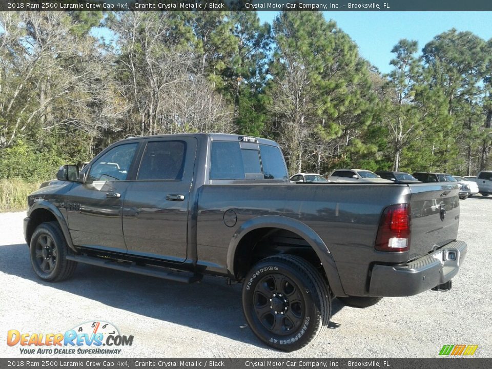 2018 Ram 2500 Laramie Crew Cab 4x4 Granite Crystal Metallic / Black Photo #3