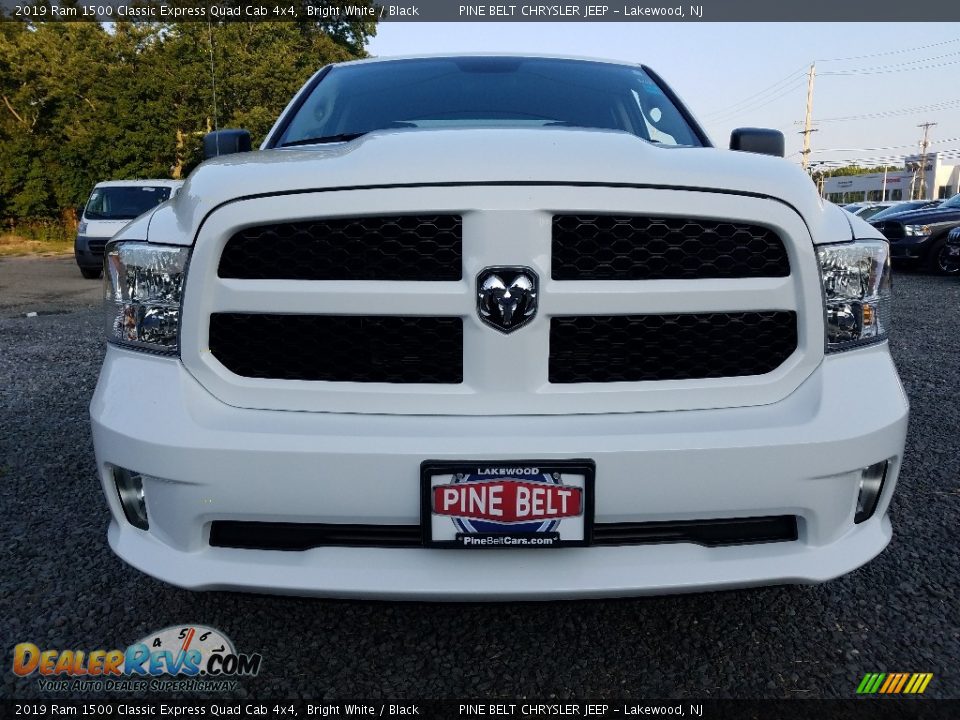 2019 Ram 1500 Classic Express Quad Cab 4x4 Bright White / Black Photo #2