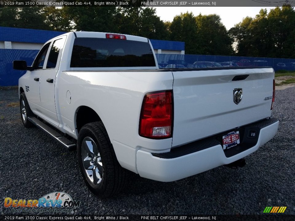 2019 Ram 1500 Classic Express Quad Cab 4x4 Bright White / Black Photo #4