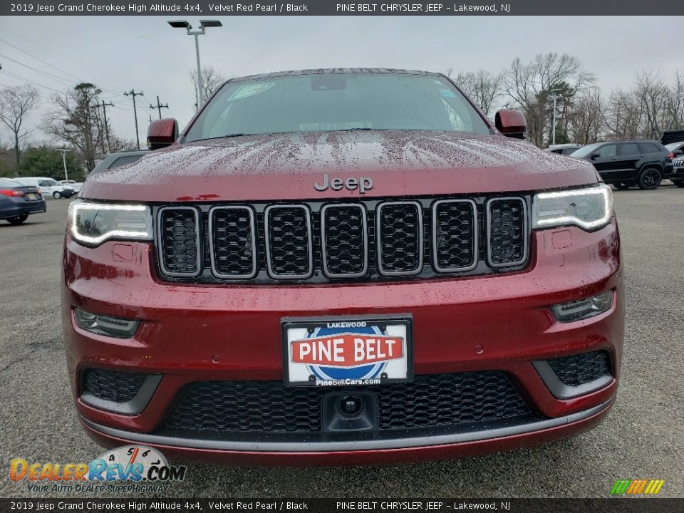2019 Jeep Grand Cherokee High Altitude 4x4 Velvet Red Pearl / Black Photo #2