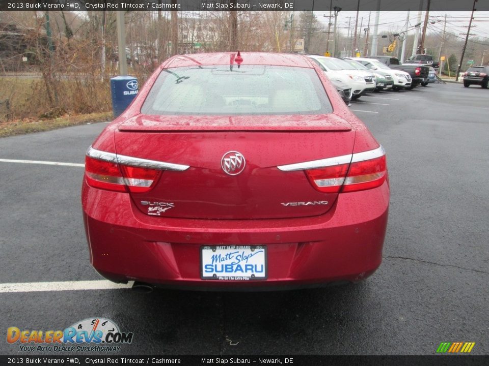 2013 Buick Verano FWD Crystal Red Tintcoat / Cashmere Photo #7