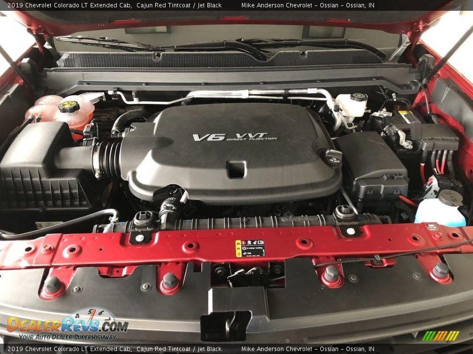 2019 Chevrolet Colorado LT Extended Cab Cajun Red Tintcoat / Jet Black Photo #10