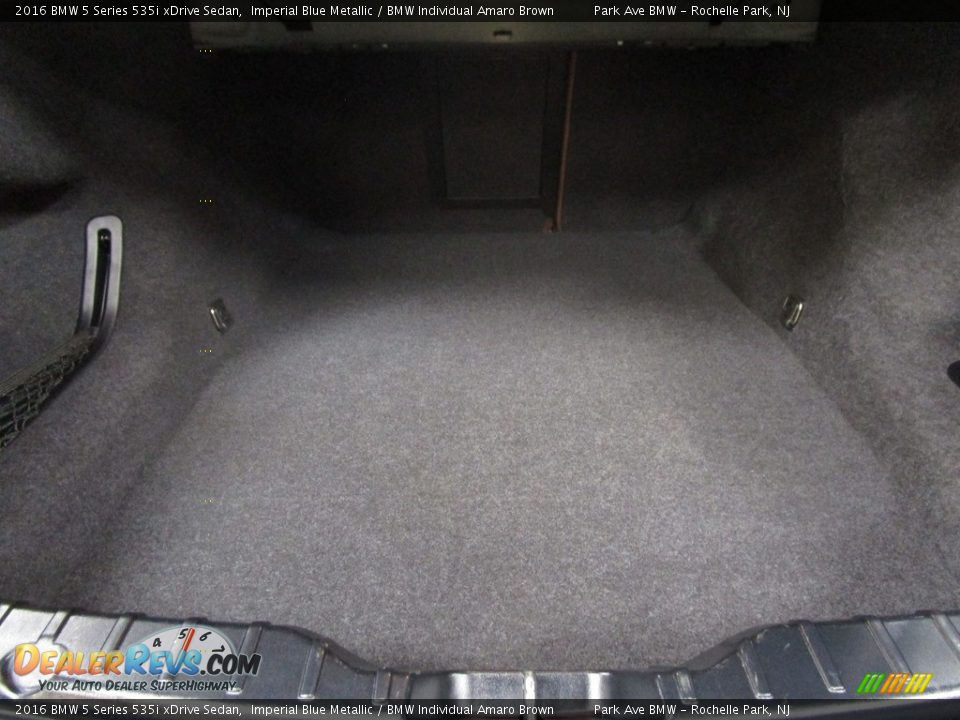 2016 BMW 5 Series 535i xDrive Sedan Imperial Blue Metallic / BMW Individual Amaro Brown Photo #18