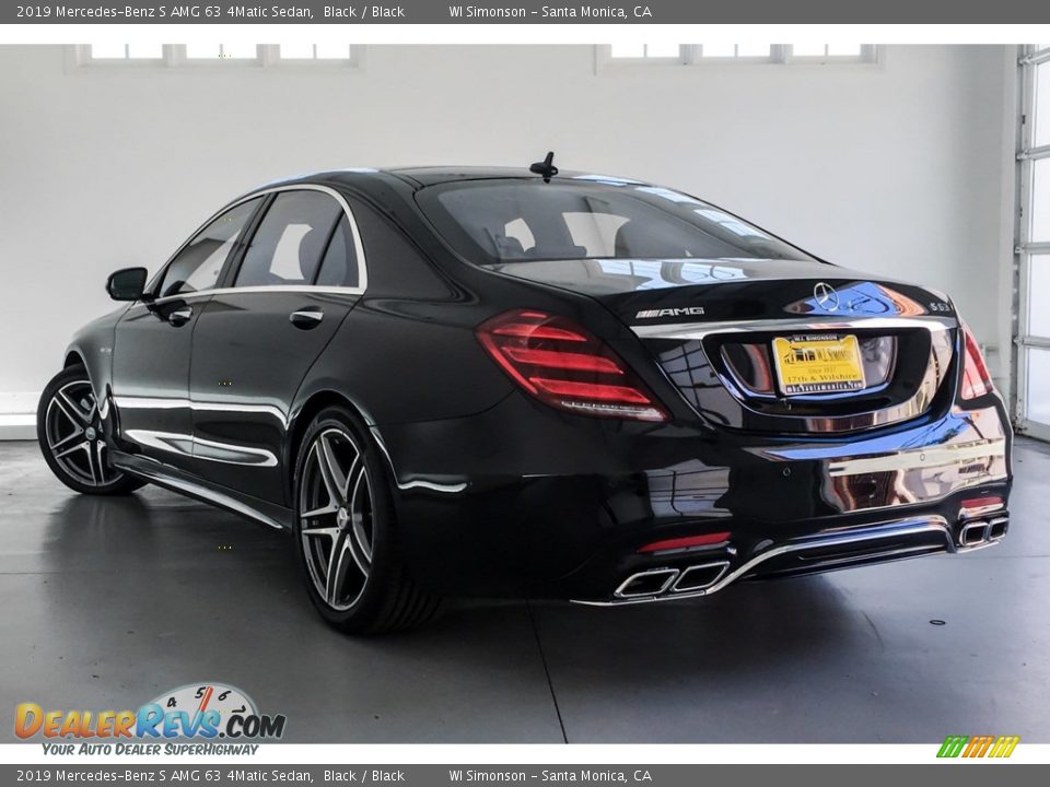 2019 Mercedes-Benz S AMG 63 4Matic Sedan Black / Black Photo #2