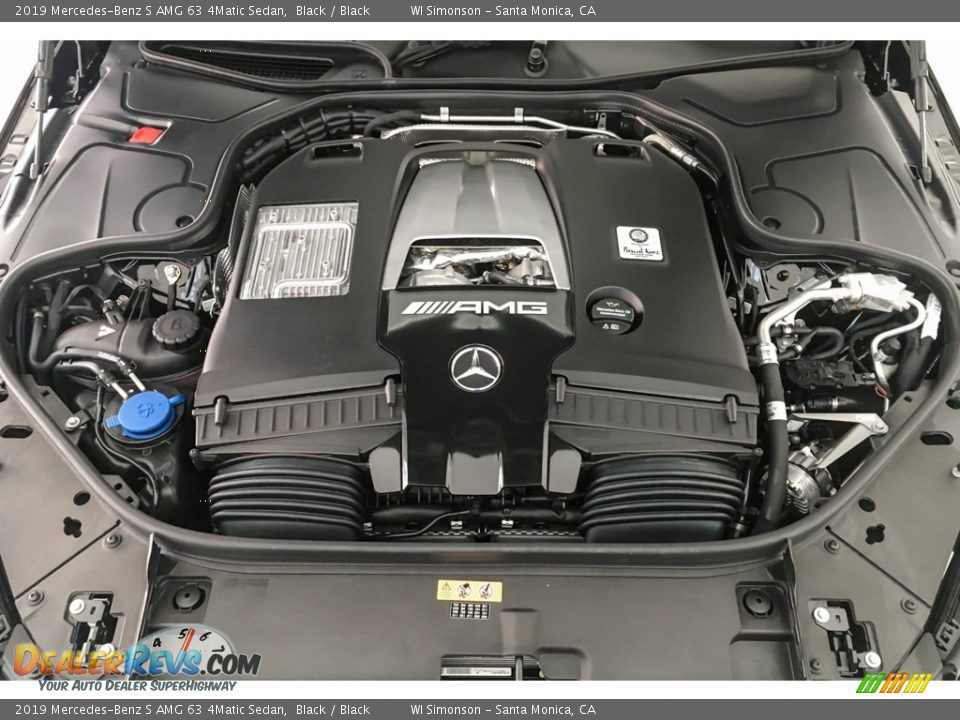 2019 Mercedes-Benz S AMG 63 4Matic Sedan 4.0 Liter biturbo DOHC 32-Valve VVT V8 Engine Photo #8