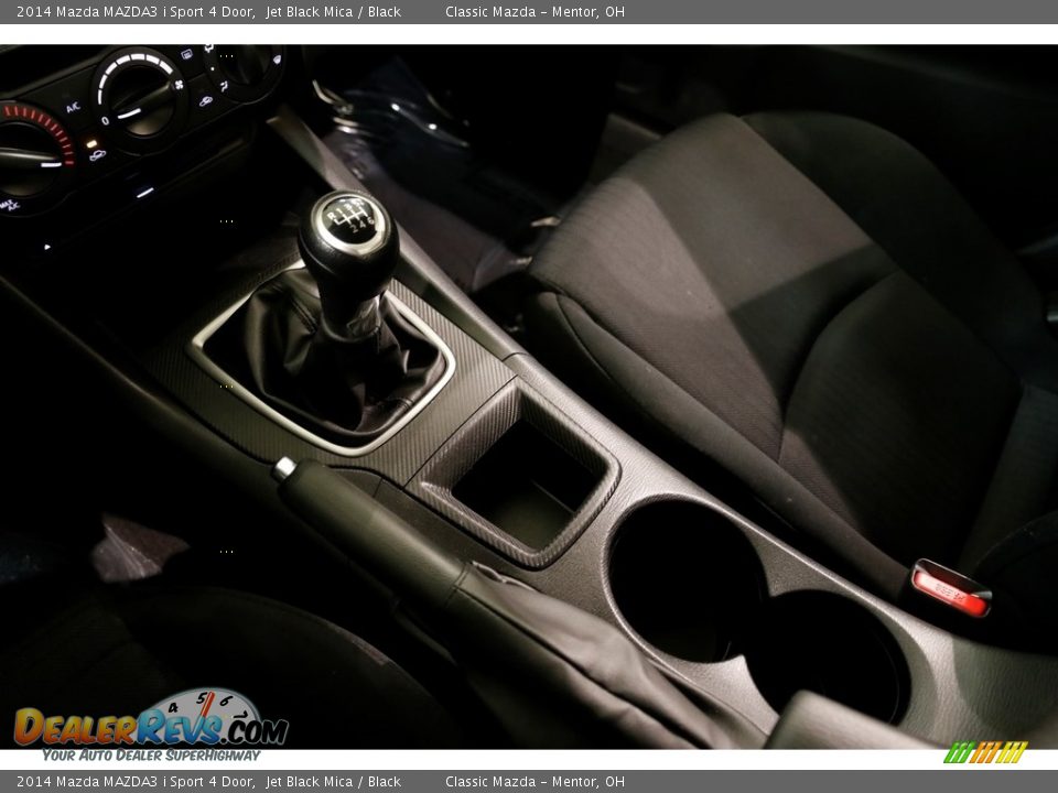 2014 Mazda MAZDA3 i Sport 4 Door Jet Black Mica / Black Photo #12