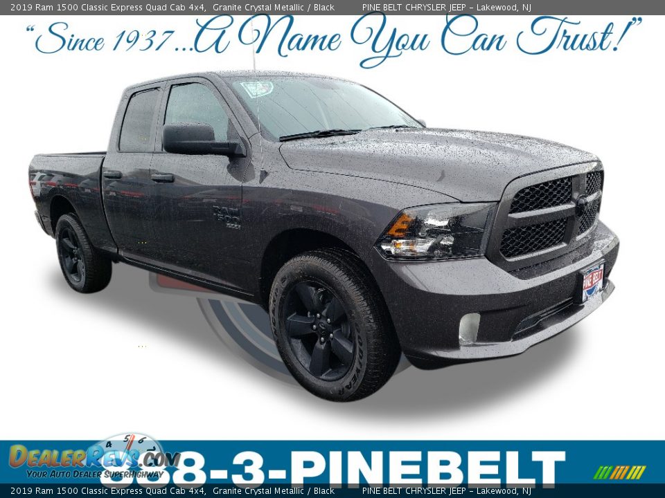 2019 Ram 1500 Classic Express Quad Cab 4x4 Granite Crystal Metallic / Black Photo #1