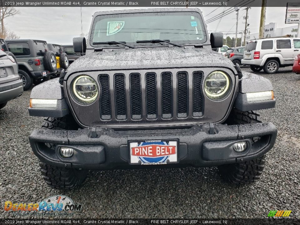 2019 Jeep Wrangler Unlimited MOAB 4x4 Granite Crystal Metallic / Black Photo #2