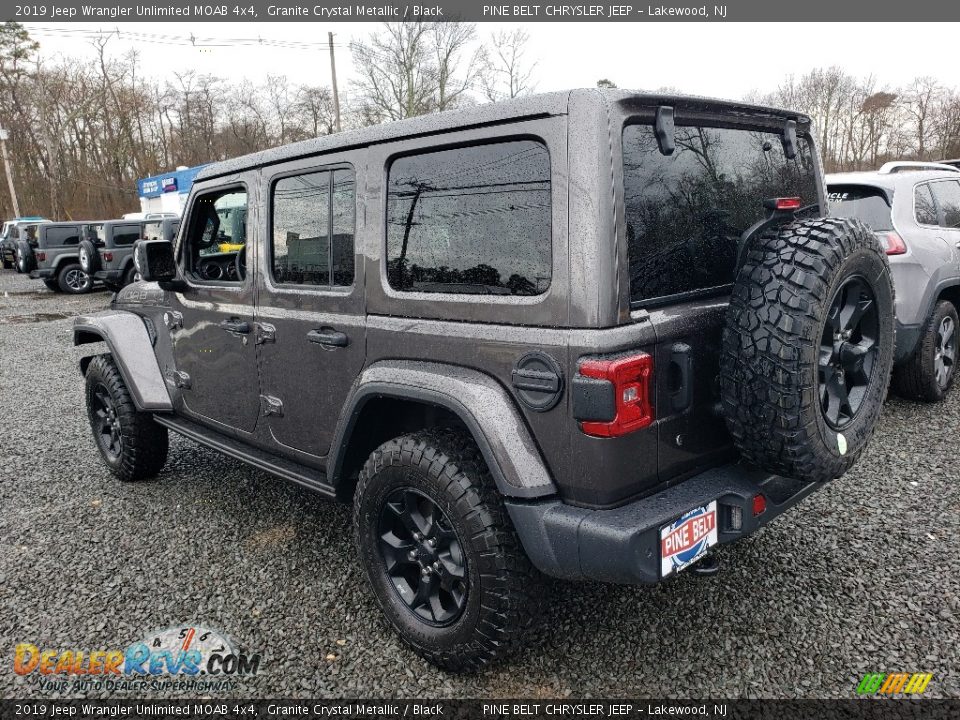 2019 Jeep Wrangler Unlimited MOAB 4x4 Granite Crystal Metallic / Black Photo #4