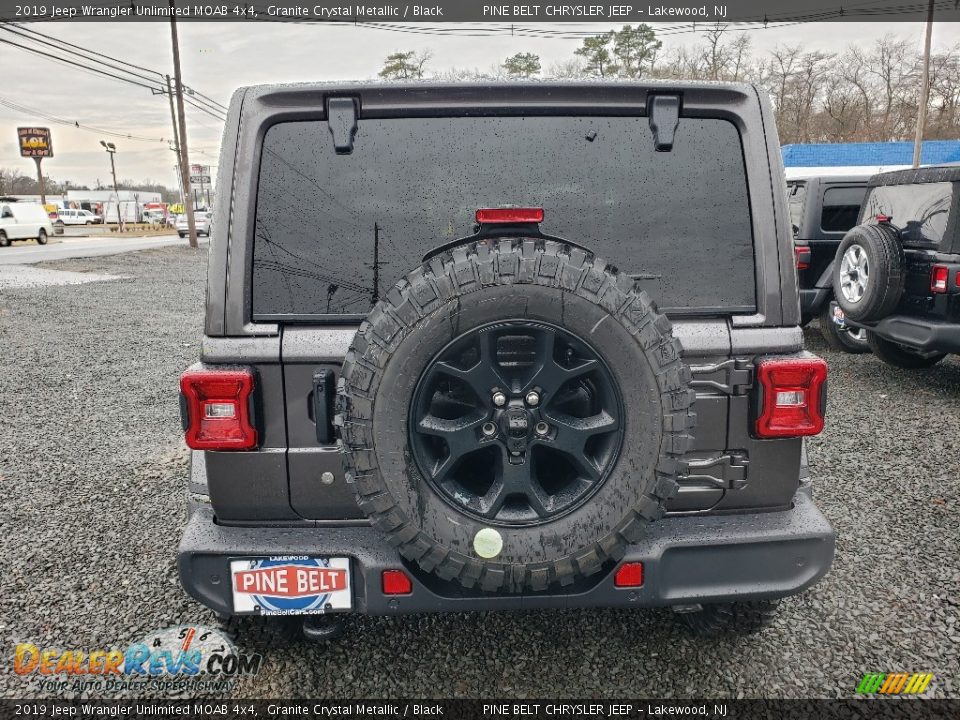 2019 Jeep Wrangler Unlimited MOAB 4x4 Granite Crystal Metallic / Black Photo #5