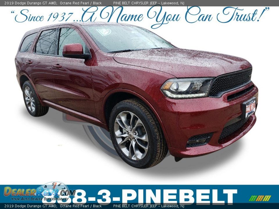 2019 Dodge Durango GT AWD Octane Red Pearl / Black Photo #1