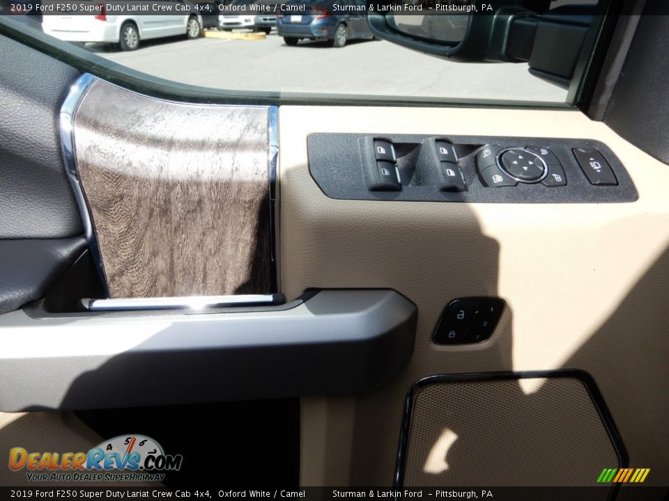 2019 Ford F250 Super Duty Lariat Crew Cab 4x4 Oxford White / Camel Photo #10