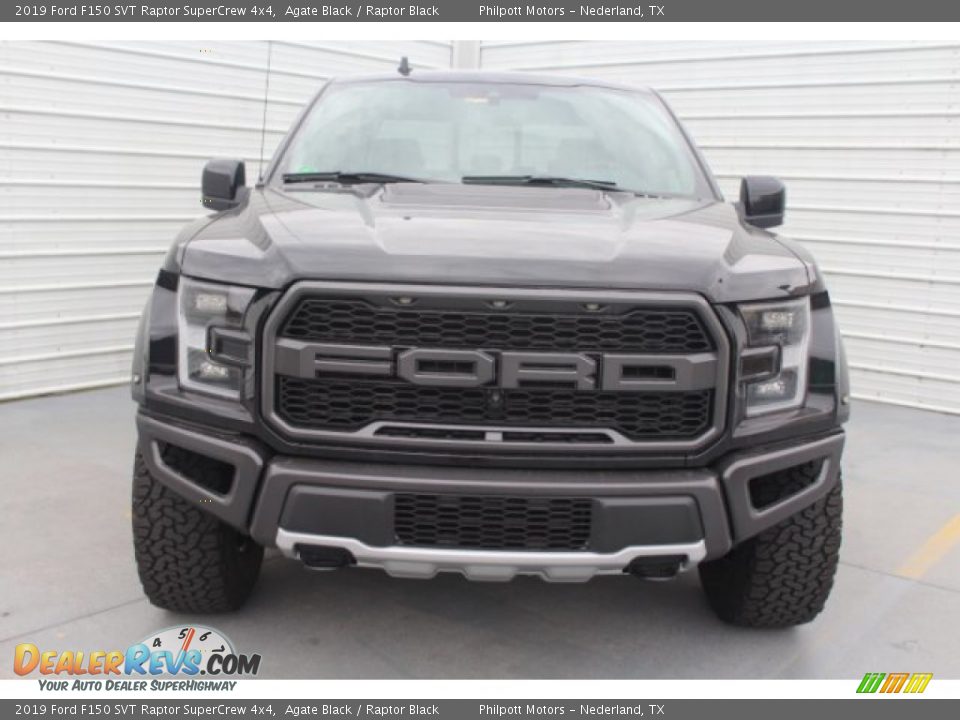 2019 Ford F150 SVT Raptor SuperCrew 4x4 Agate Black / Raptor Black Photo #3