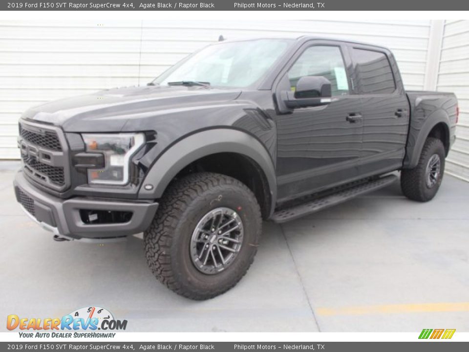 2019 Ford F150 SVT Raptor SuperCrew 4x4 Agate Black / Raptor Black Photo #4