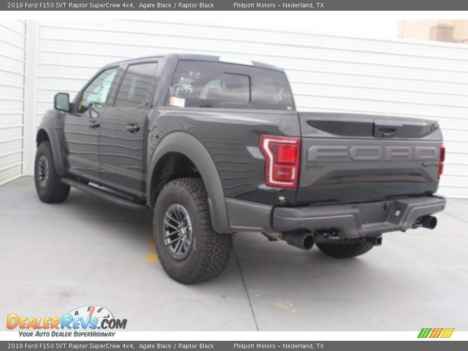 2019 Ford F150 SVT Raptor SuperCrew 4x4 Agate Black / Raptor Black Photo #6