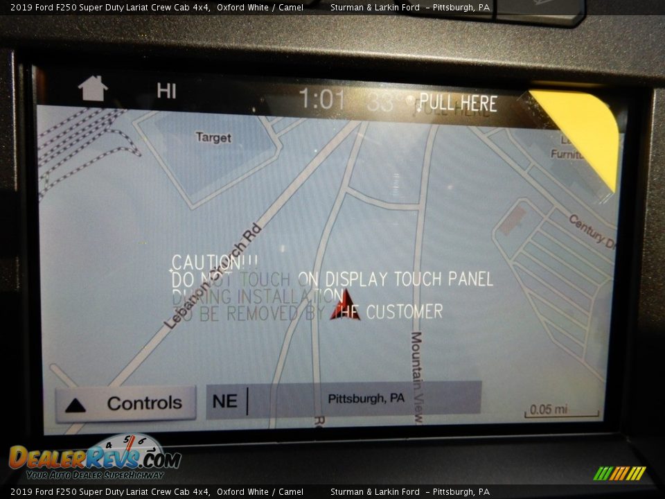 2019 Ford F250 Super Duty Lariat Crew Cab 4x4 Oxford White / Camel Photo #13