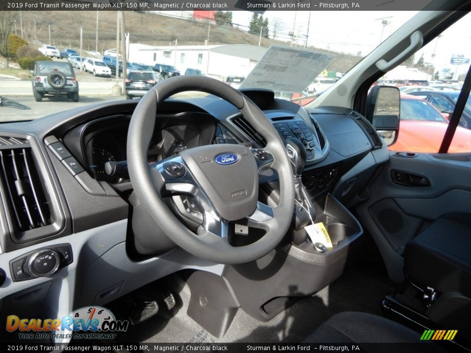 2019 Ford Transit Passenger Wagon XLT 150 MR Magnetic / Charcoal black Photo #10