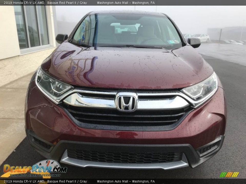 2019 Honda CR-V LX AWD Basque Red Pearl II / Gray Photo #4