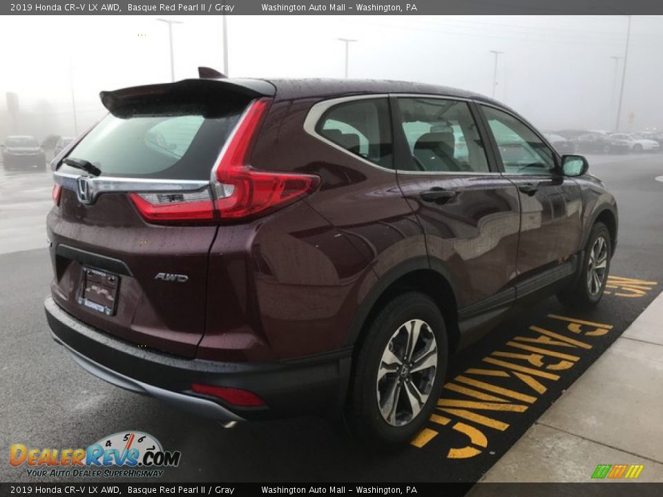 2019 Honda CR-V LX AWD Basque Red Pearl II / Gray Photo #6