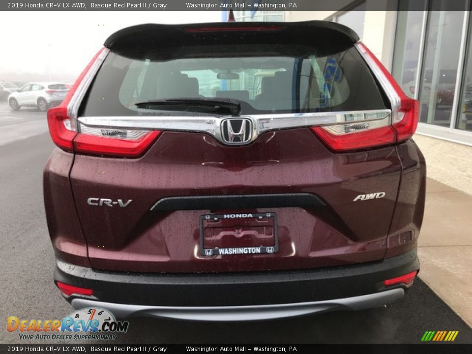 2019 Honda CR-V LX AWD Basque Red Pearl II / Gray Photo #7