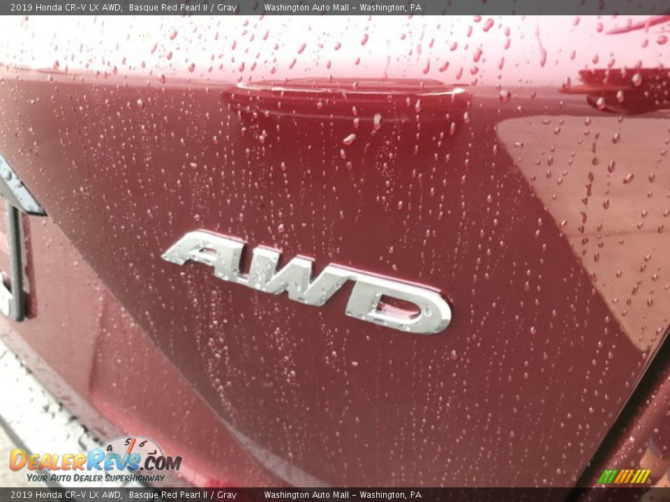 2019 Honda CR-V LX AWD Basque Red Pearl II / Gray Photo #8